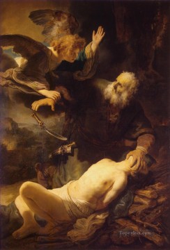 Rembrandt van Rijn Painting - The Sacrifice of Abraham Rembrandt